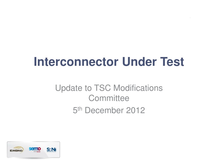 interconnector under test