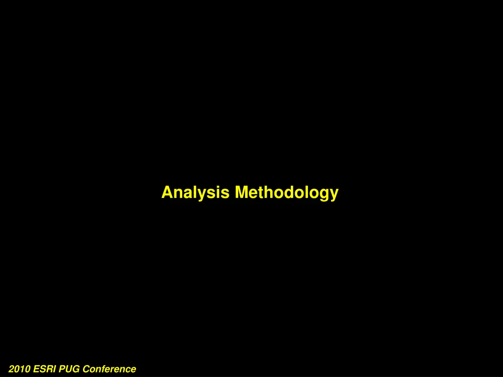 analysis methodology