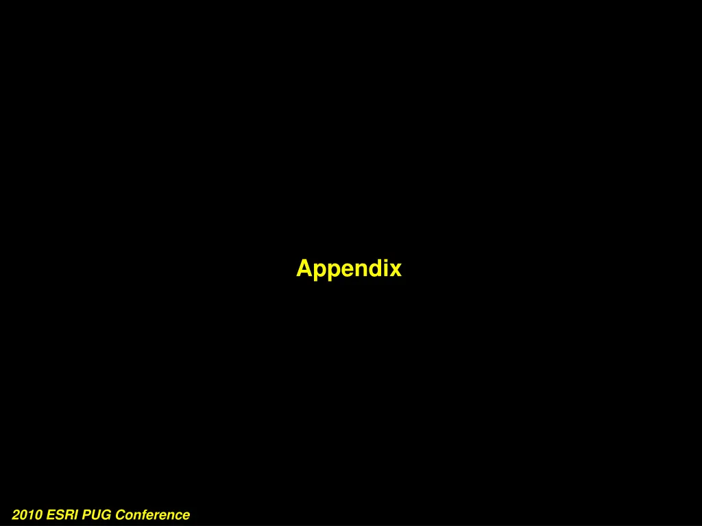 appendix