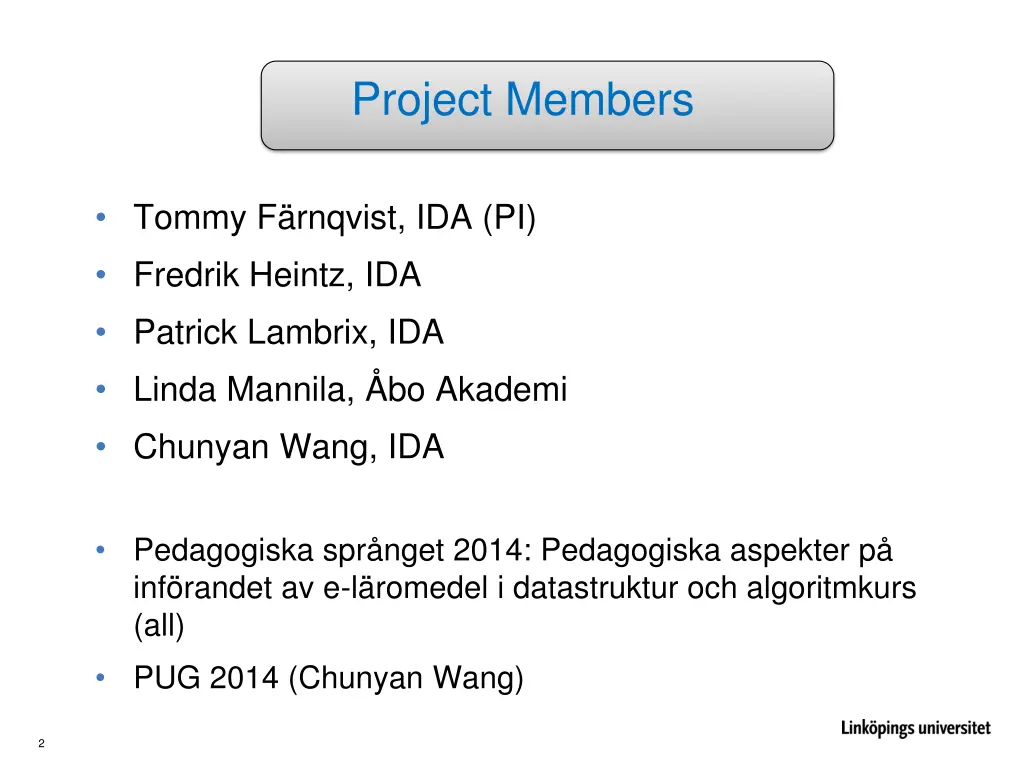 project members