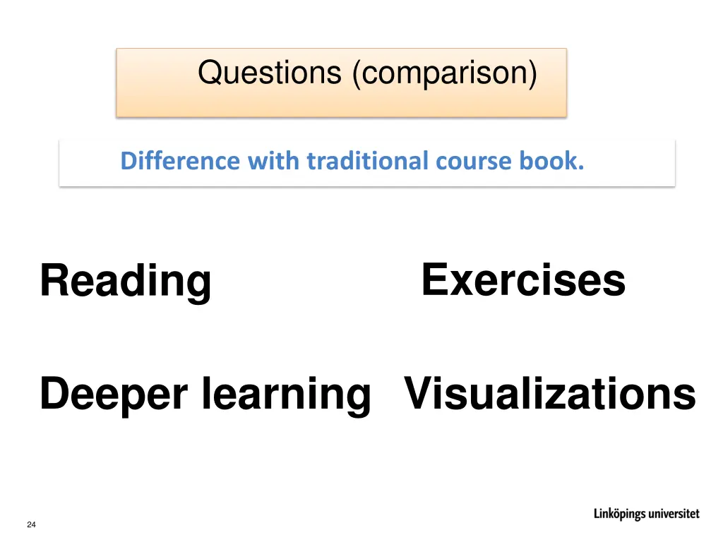 questions comparison