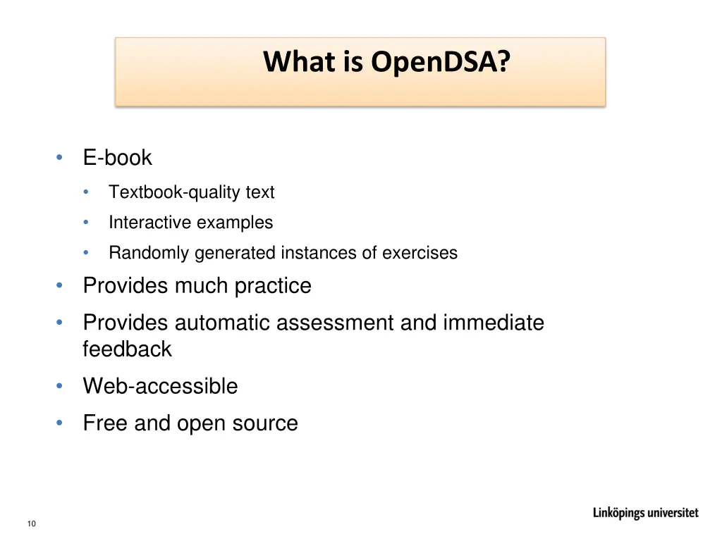 what is opendsa