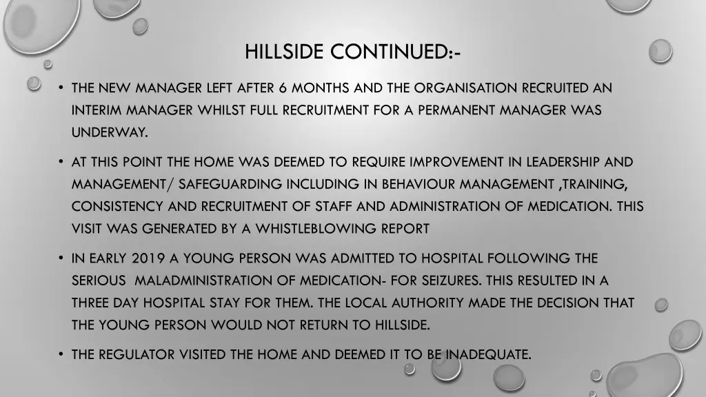 hillside continued