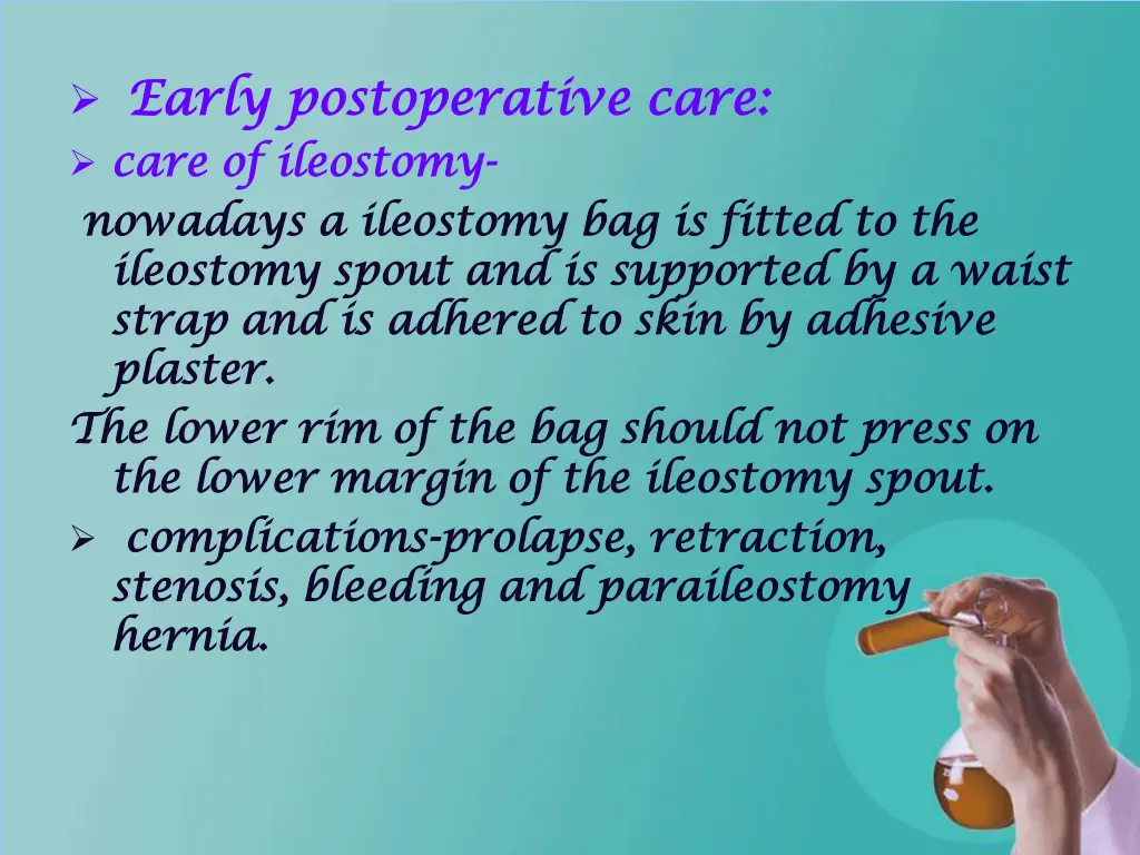 early postoperative care early postoperative care