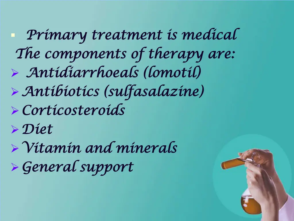 primary treatment is medical primary treatment