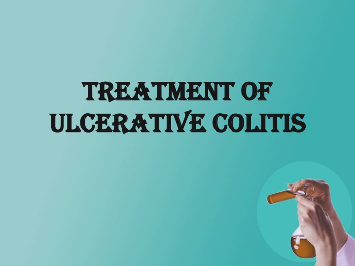 treatment of treatment of ulcerative colitis
