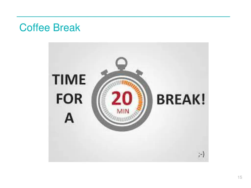 coffee break