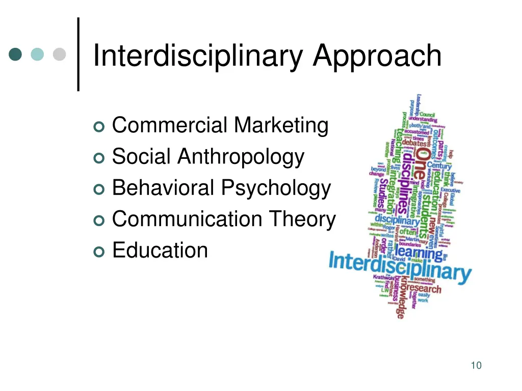 interdisciplinary approach