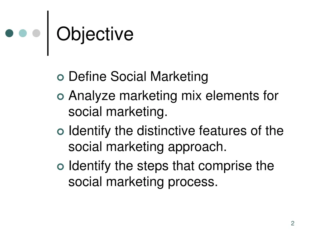 objective
