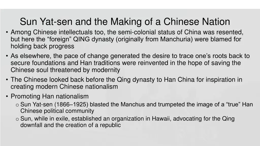 sun yat sen and the making of a chinese nation