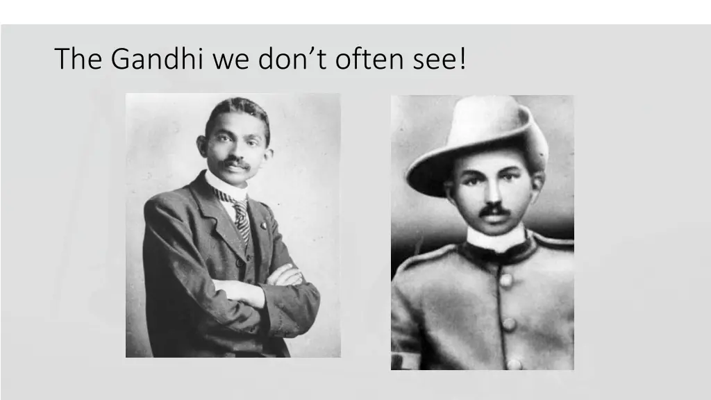the gandhi we don t often see