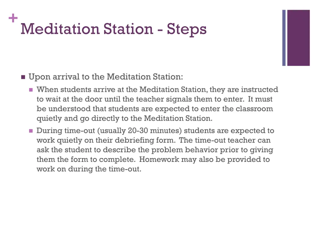 meditation station steps 1