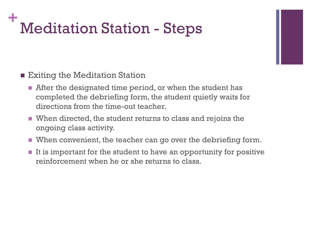 meditation station steps 2