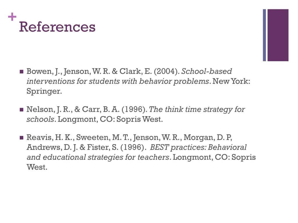 references