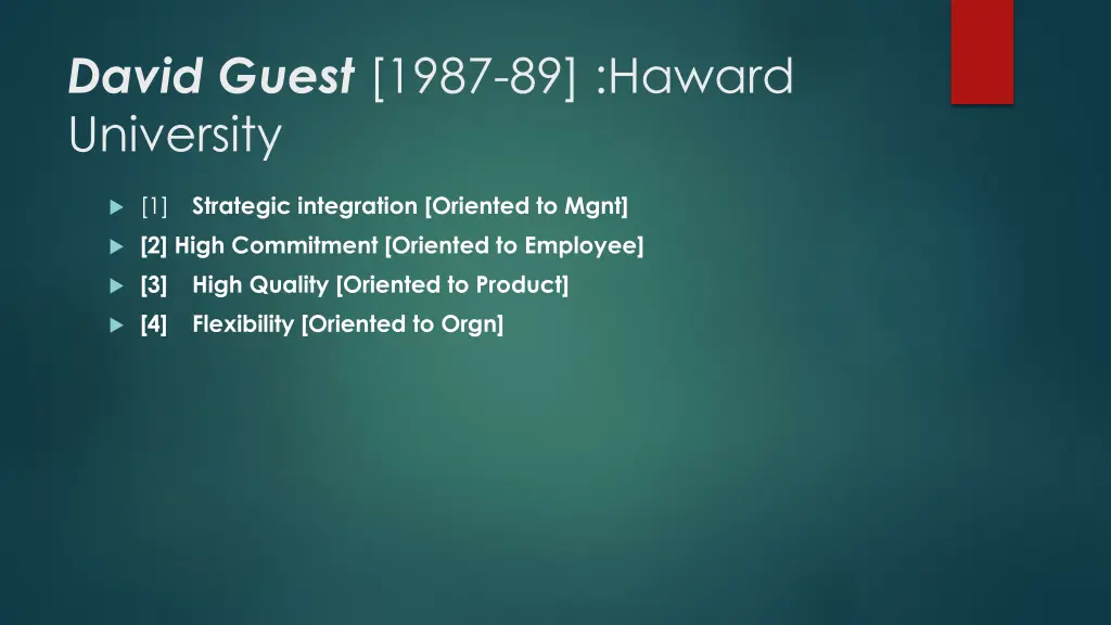 david guest 1987 89 haward university