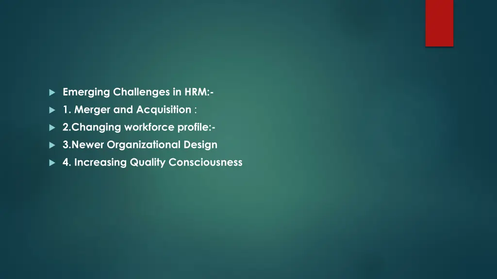 emerging challenges in hrm