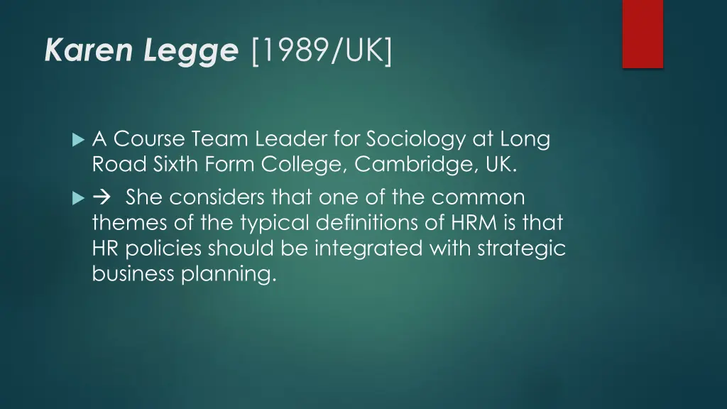 karen legge 1989 uk