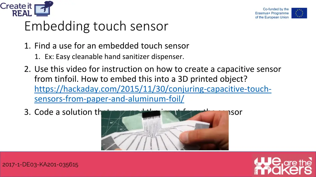 embedding touch sensor