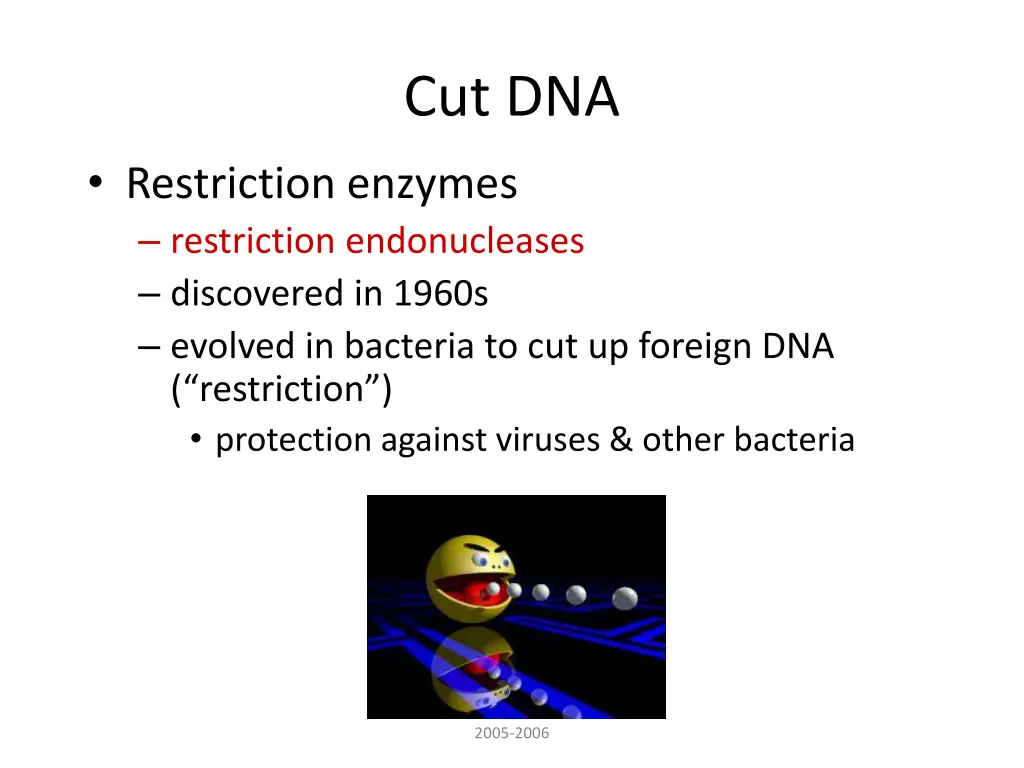 cut dna