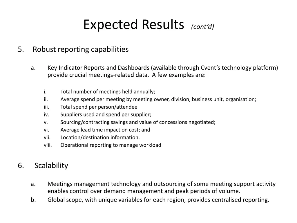 expected results cont d 1