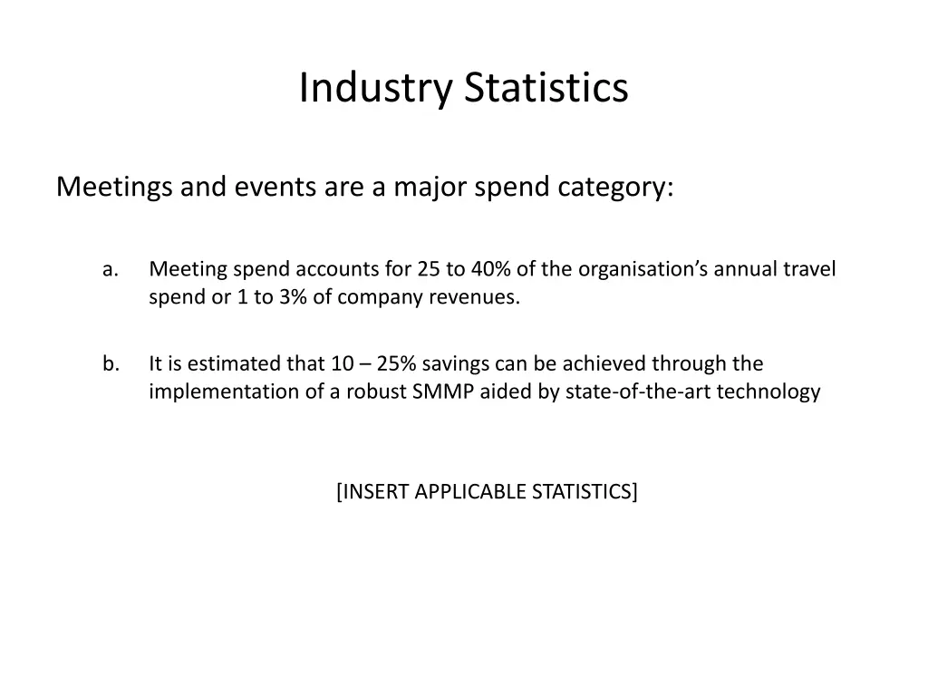 industry statistics