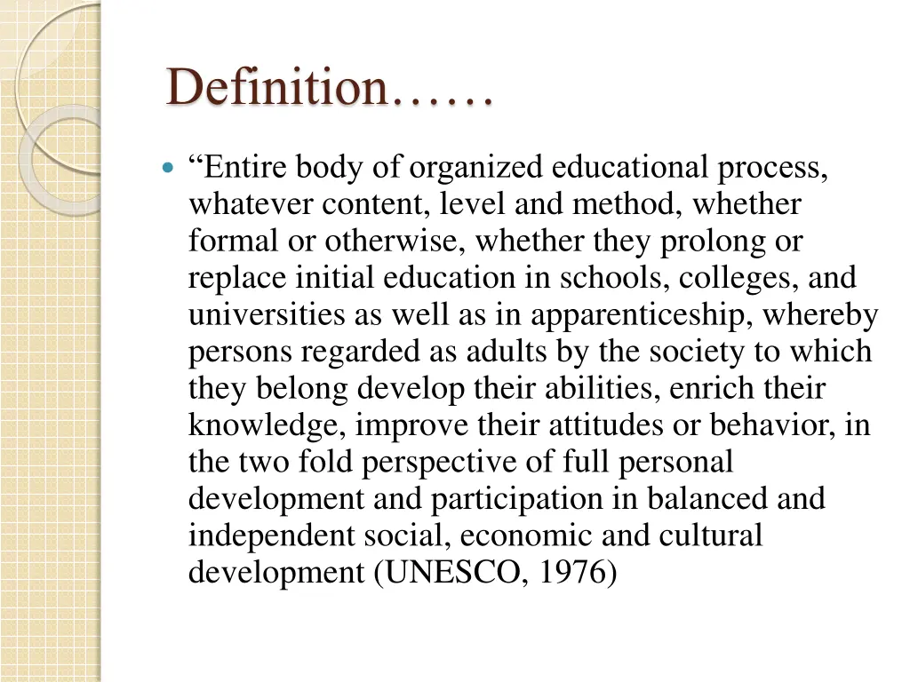 definition