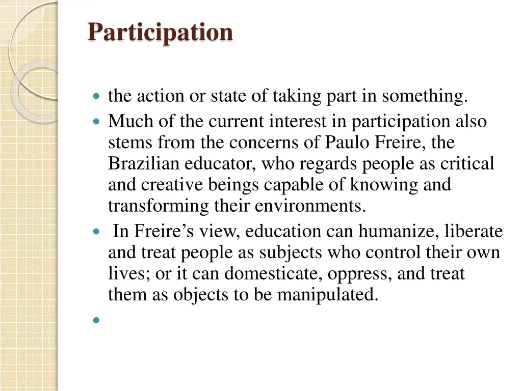 participation