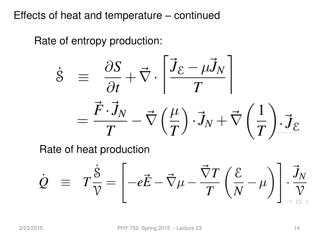 effects of heat and temperature continued