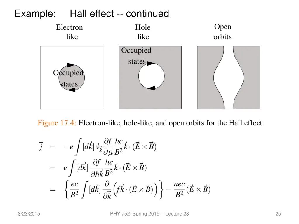 example hall effect continued 2