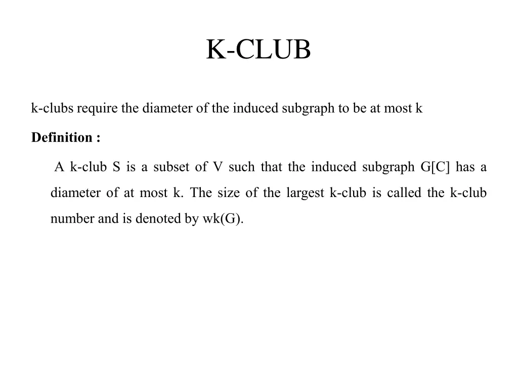 k club