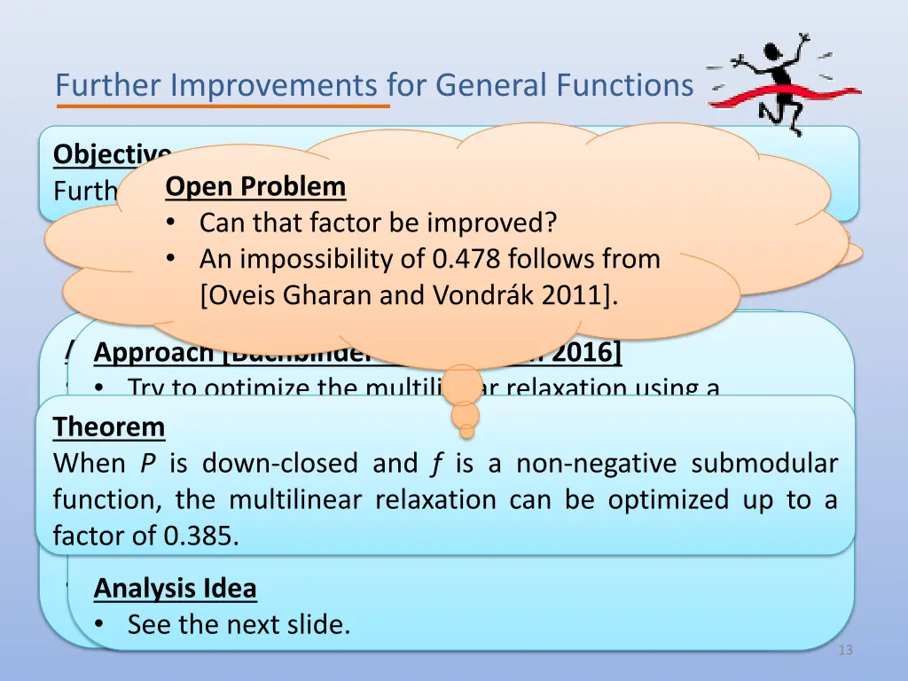 further improvements for general functions