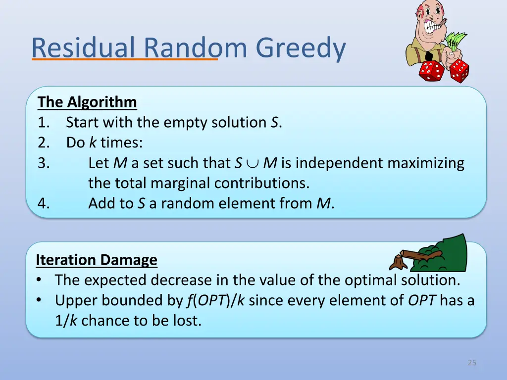 residual random greedy