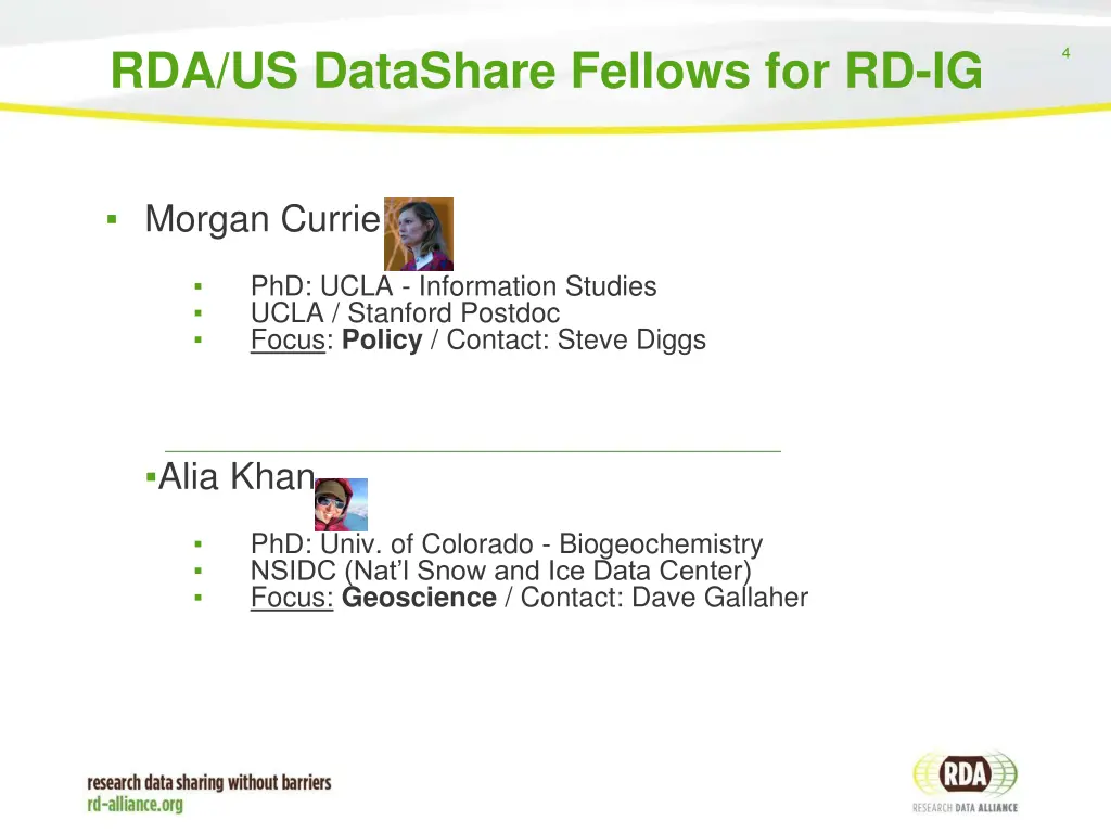 rda us datashare fellows for rd ig