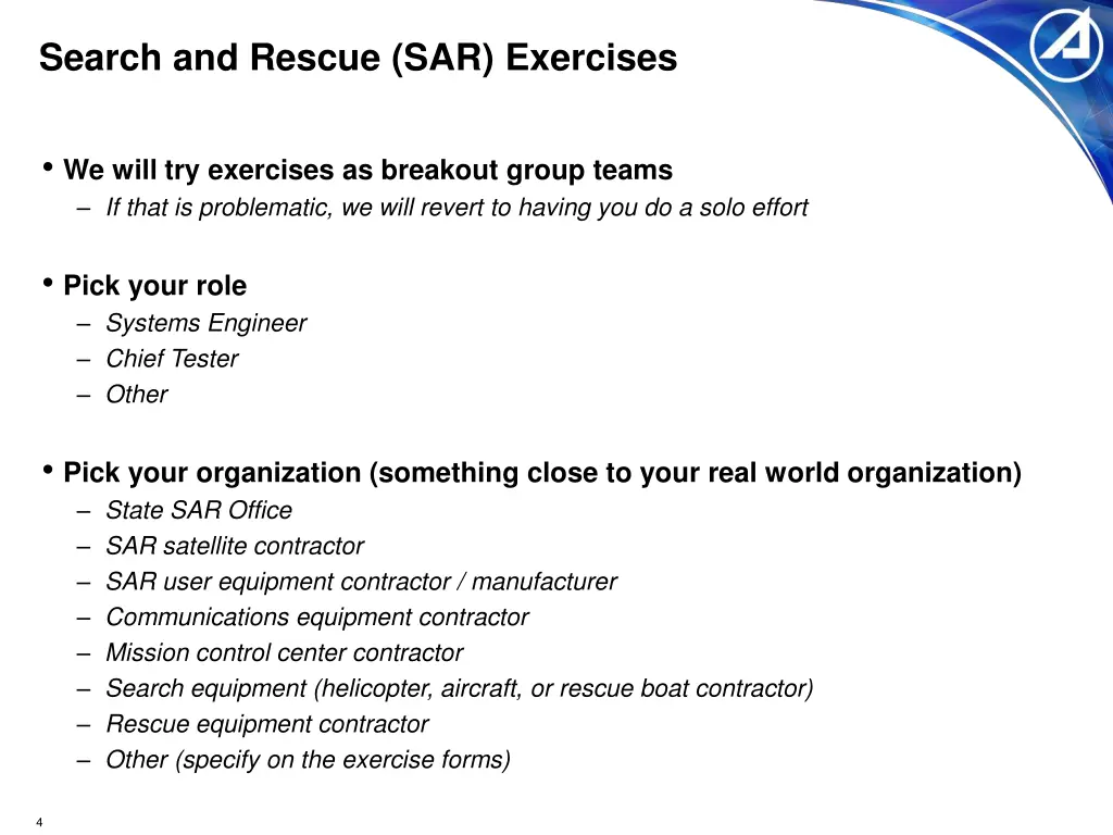 search and rescue sar exercises