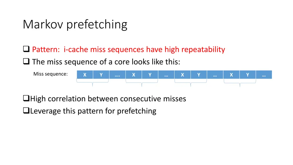 markov prefetching