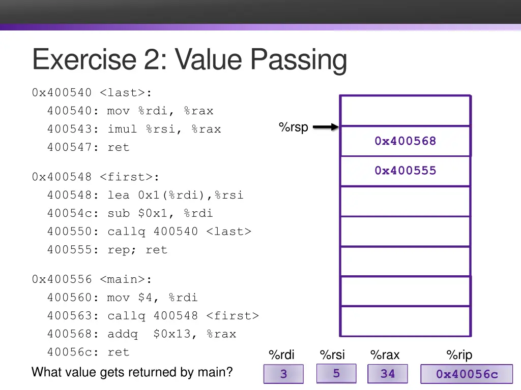 exercise 2 value passing 1