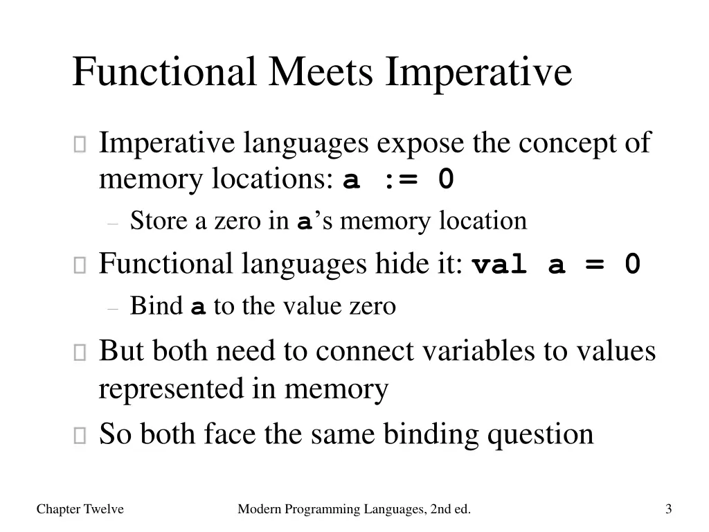 functional meets imperative