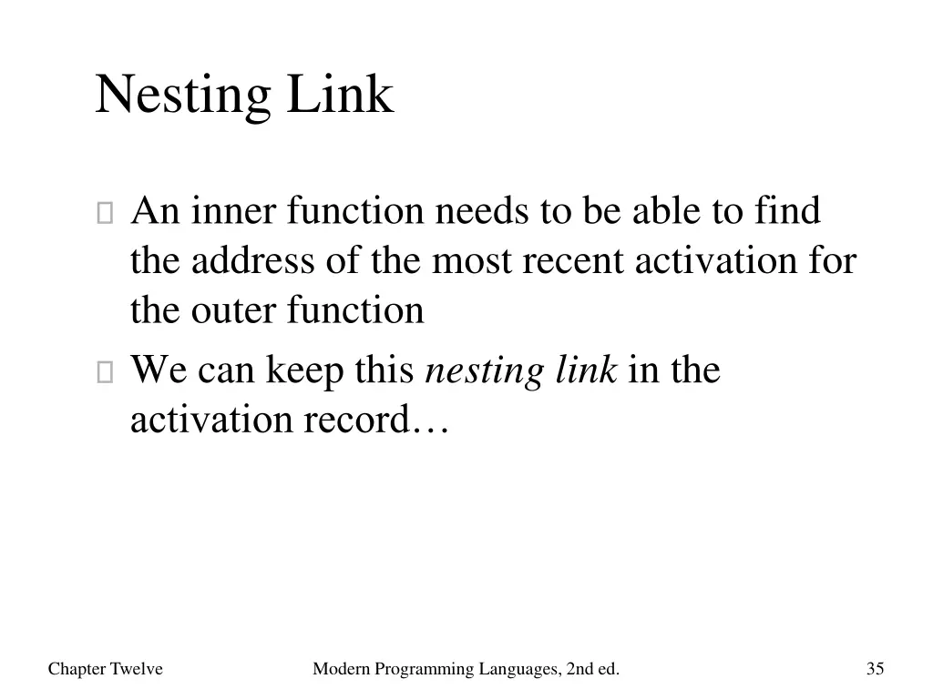 nesting link