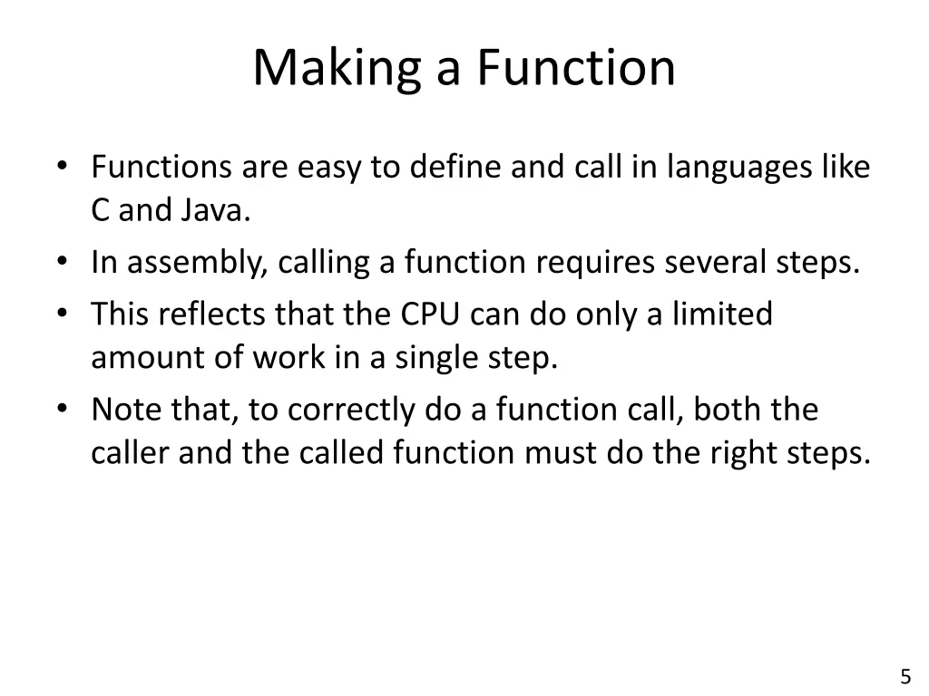 making a function 3