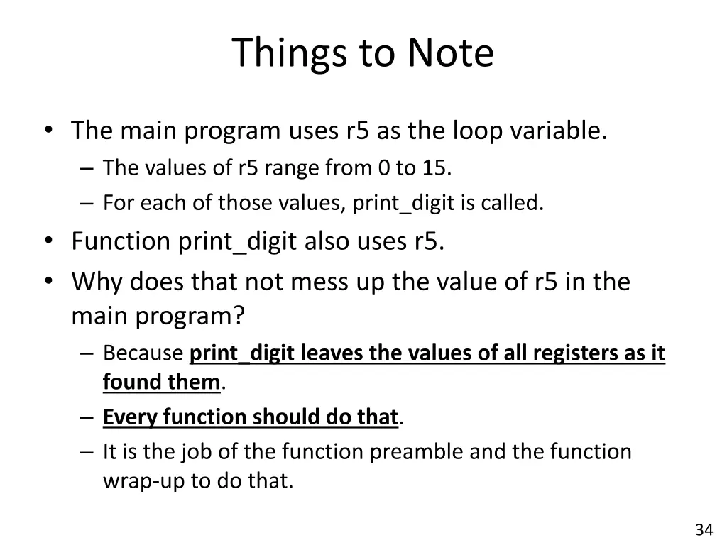 things to note 2