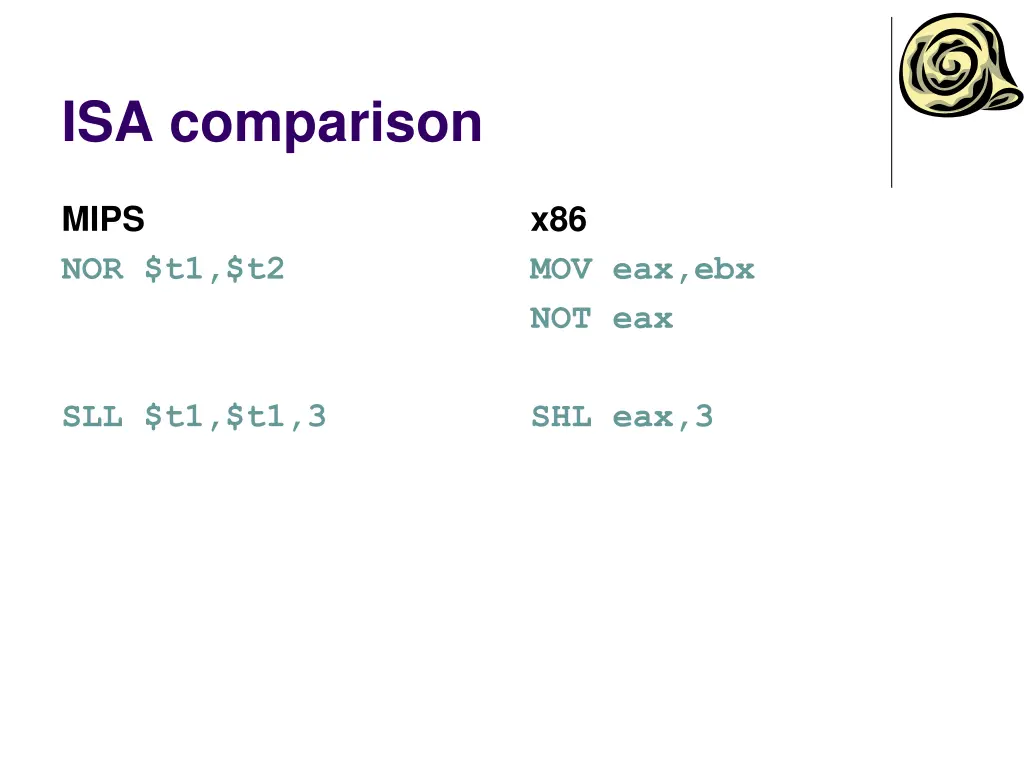 isa comparison 1