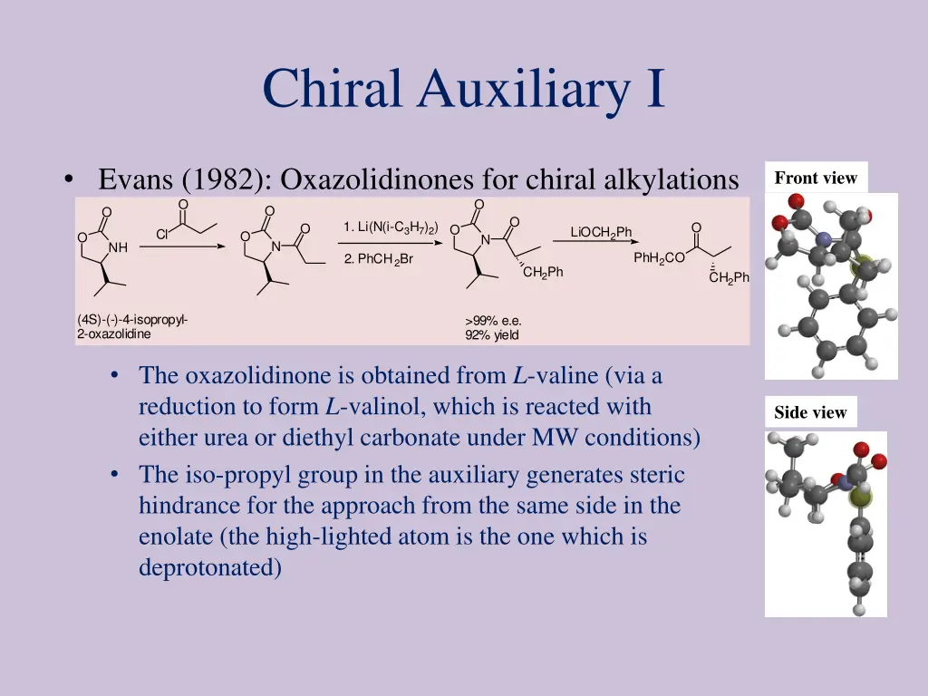 chiral auxiliary i