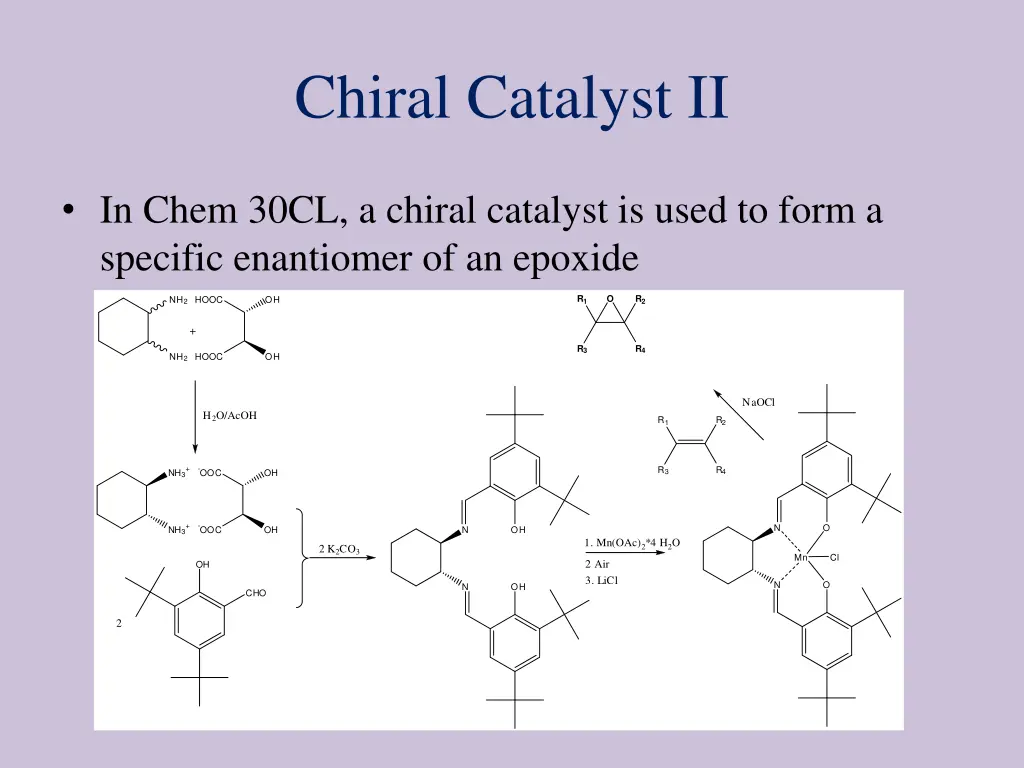 chiral catalyst ii