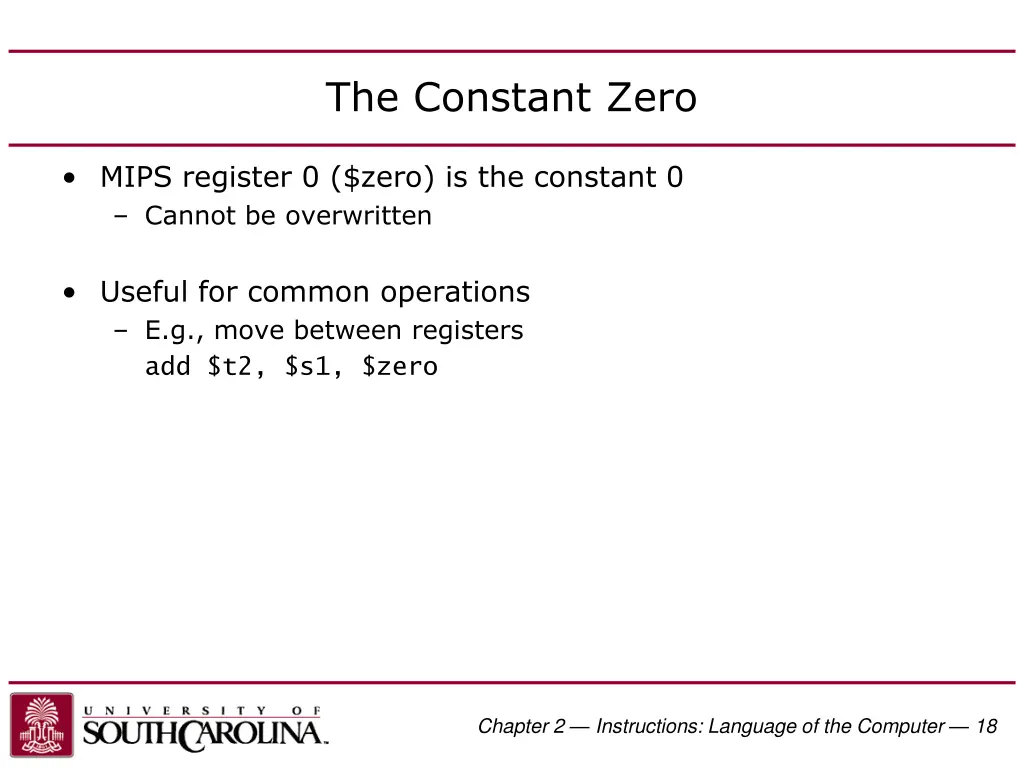 the constant zero