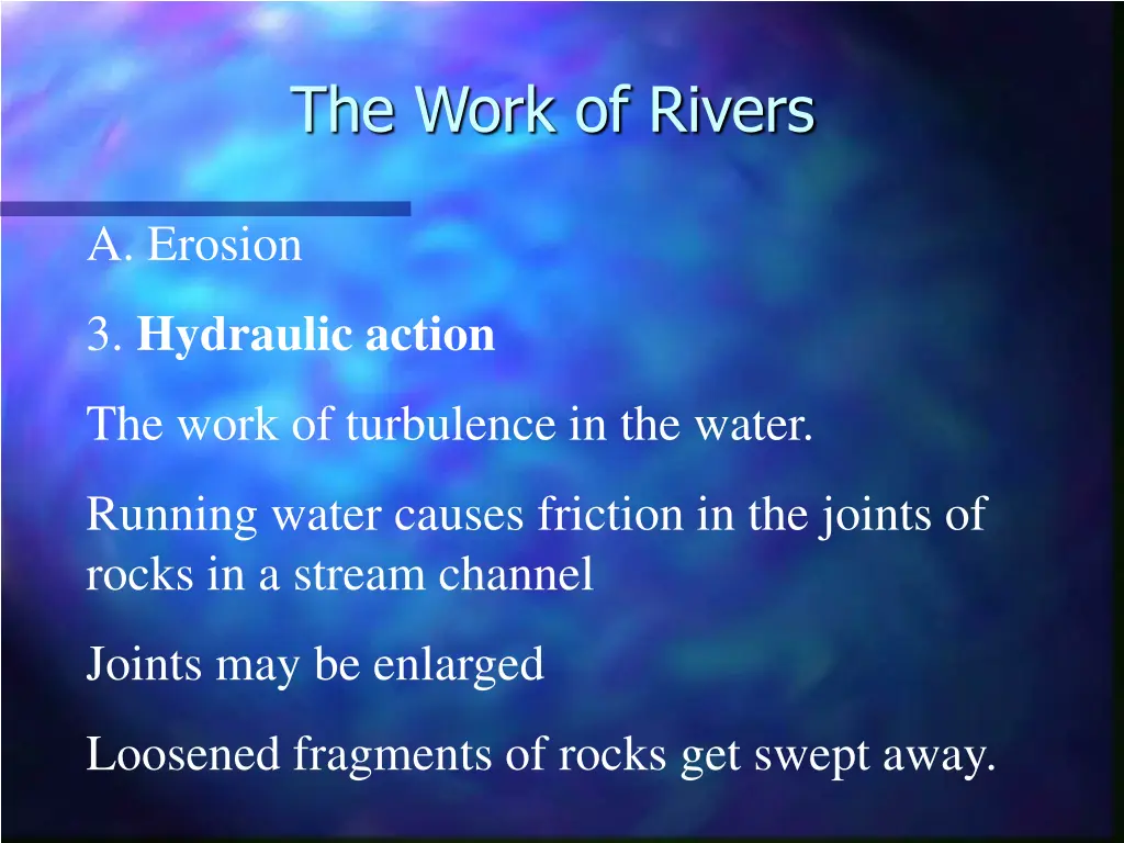the work of rivers 3
