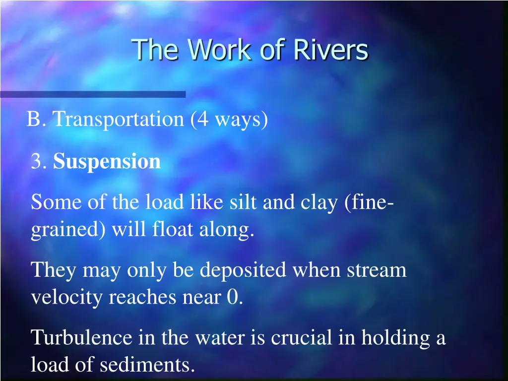 the work of rivers 8