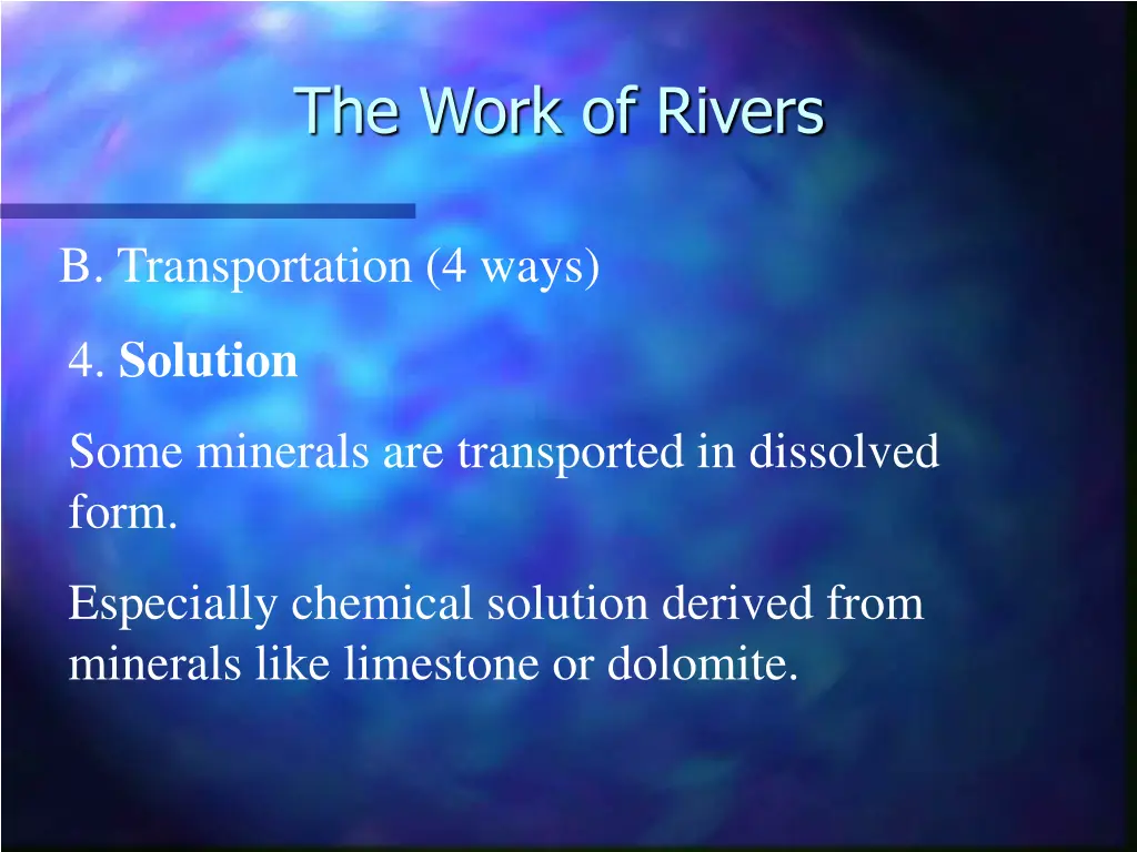 the work of rivers 9