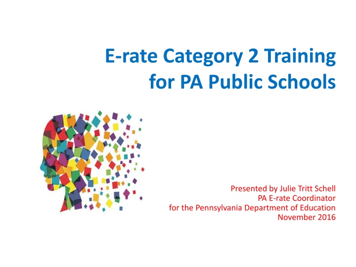 e rate category 2 training for pa public schools