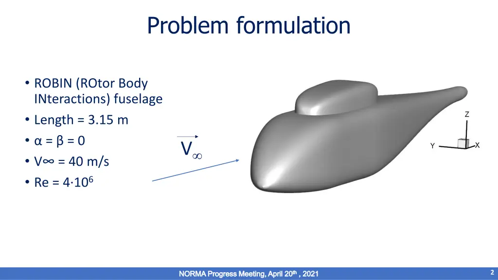 problem formulation