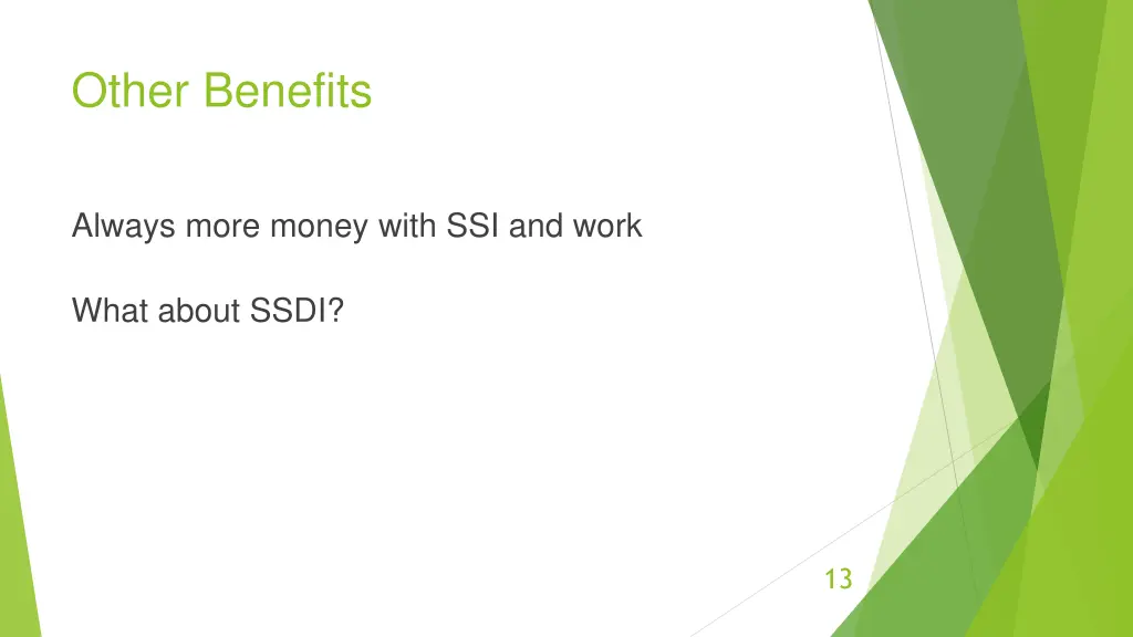 other benefits